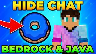 How to Hide Chat in Donut SMP (Java & Bedrock)