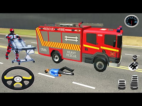 Firefighter Robot Transform Truck - Emergency Rescue Simulator - Android Gameplay
