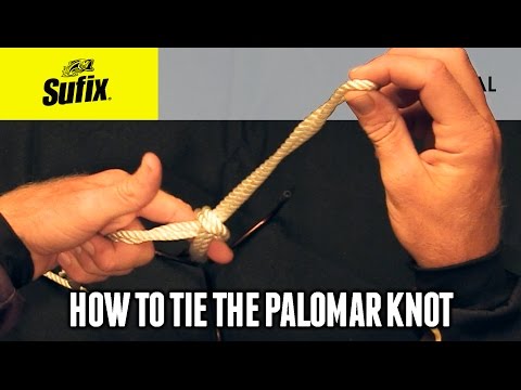 How to tie the Palomar knot