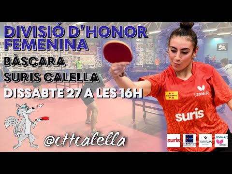Bàscara 5 - Suris Calella 1 (resum) | Liga Tenis de Mesa