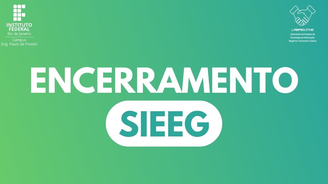🔴 Encerramento 🔴 II Seminário Internacional de Educação, Empreendedorismo e Gestão de Projetos