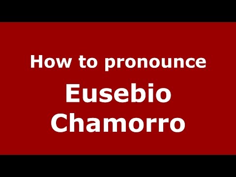 How to pronounce Eusebio Chamorro (Spanish/Argentina) - PronounceNames.com