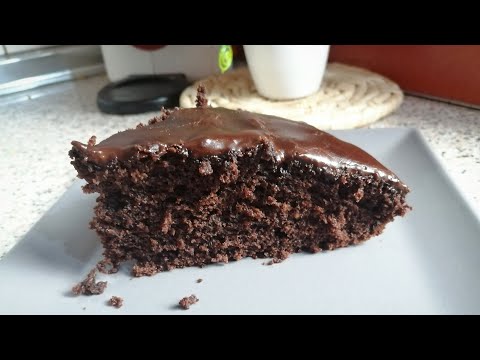 How to make the easiest chocolate cake with cacao powder😋gâteau au chocolat