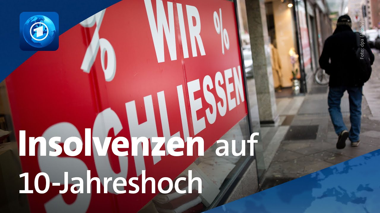 Rund 23.900 Firmenpleiten in Deutschland: Insolvenzen seit 2014 auf Höchststand