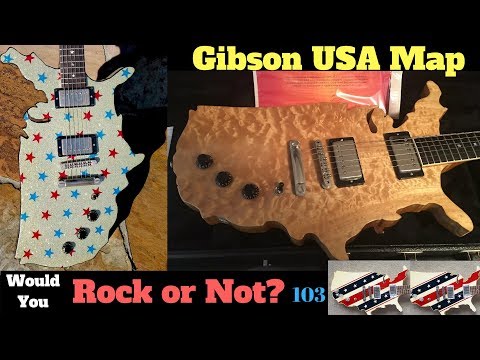 Happy Memorial Day! The Gibson USA Map Guitar Quilt Top | Would You Rock or Not? Ep 103