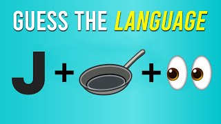 Can You Guess The Language by Emoji? Language Emoji Quiz