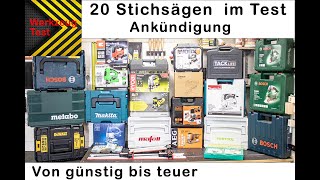 Stichsägen Werkzeug Test Ankündigung