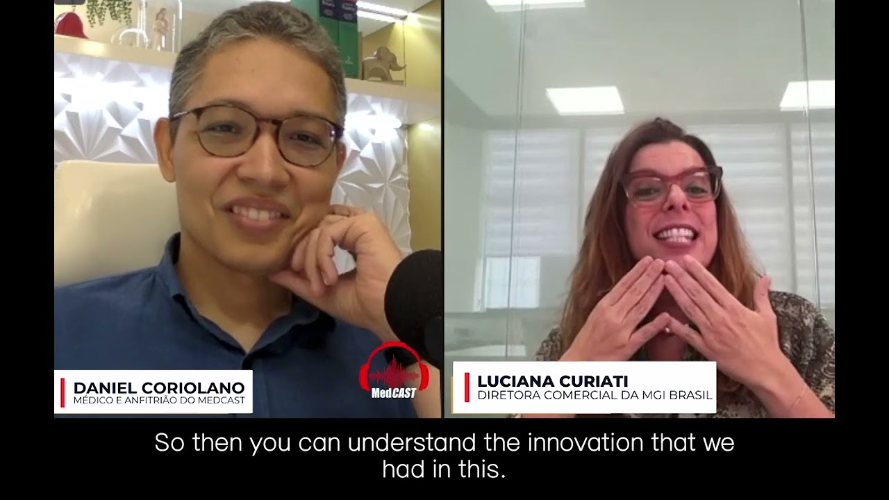 MEDCAST - Podcast de Medicina Interviewed Sale Director of MGI Brazil