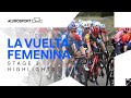 STORMING SPRINT! 🚴‍♀️💨 | La Vuelta Femenina Stage 3 Highlights | Eurosport Cycling