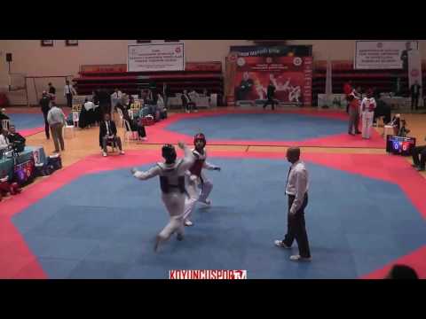 87kg Batuhan Şimşek vs Yaşar D. Yardımcı (2017 Turkish TKD Championships -21)