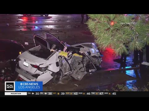 3 high school students killed after pursuit crash in Fontana