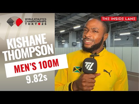 Kishane Thompson After Placing 2nd In 100m Final At Tokyo World Championships