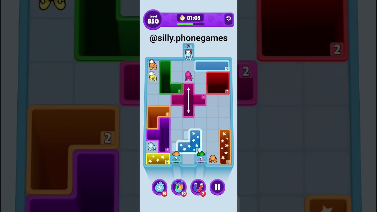 Drop Away Level 850 Walkthrough Solution