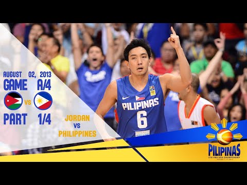 Jordan vs Philippines | FIBA Asia Cup 2013 | Part 1/4