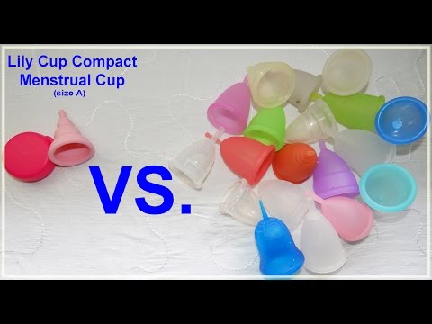 Lily Cup Compact VS. Various Menstrual Cups - Comparison