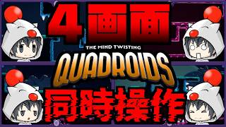 【脳がバグる #3】ニンゲンがクリアできるゲームなのか・・・！？【Quadroids】