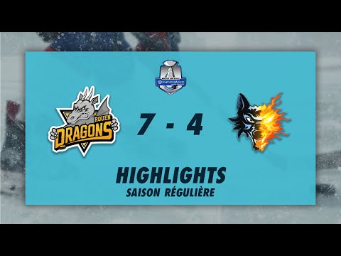 Dragons de Rouen 7-4 Brûleurs de Loups de Grenoble - Highlights - Synerglace Ligue Magnus 2022/23