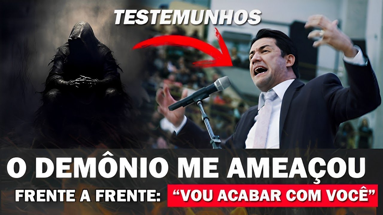 PR. GILMAR FIUZA: Meu Deus! Que testemunho forte.😱  O demônio me ameaçou frente a frente e disse:
