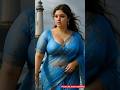 Traditional Indian Look In Saree AI Generated Girl Viral Video Shorts Love