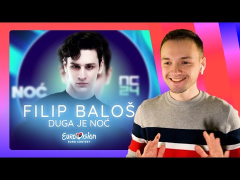PESMA ZA EVROVIZIJU 2024: I reacted to Filip Baloš with "Duga je noć" | SERBIA for Eurovision 2024