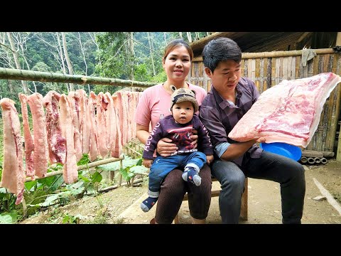 FULL VIDEO: 200 Days Build life farm - Pork, Smoked Fish, Gardening - Going to the Market.