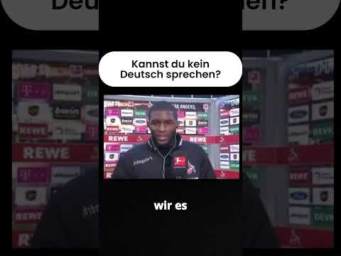Can't you speak German? #football #funny #bundesliga