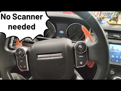 2017 Land Rover Discovery Electronic parking brake maintenance mode.