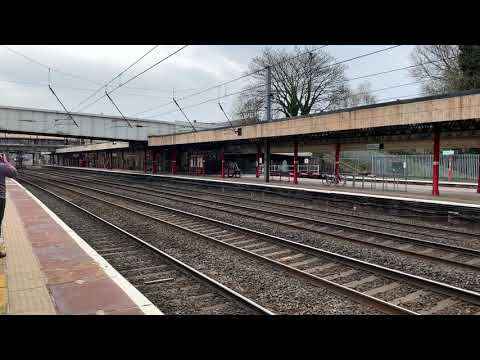 57305 powers through Lancaster