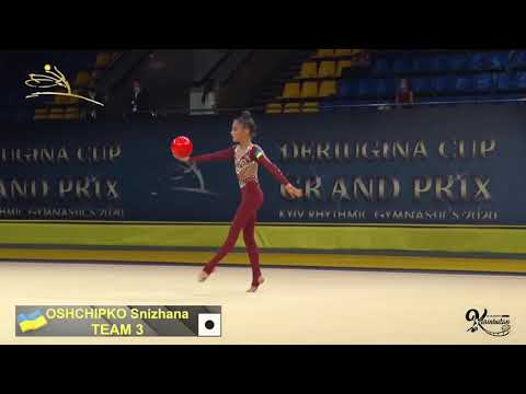 Snizhana Oshchipko 2006 Ball 18.200 - Deriugina Cup 2020 (Day 2)