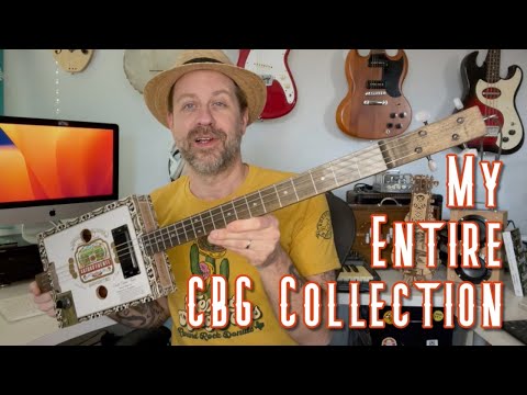 My Entire Cigar Box Guitar Collection (6 minutes of CBGs)