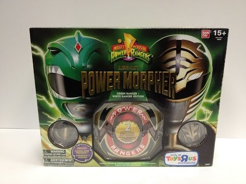 MMPR Legacy Power Morpher - Green/White Ranger Edition - Retail Version