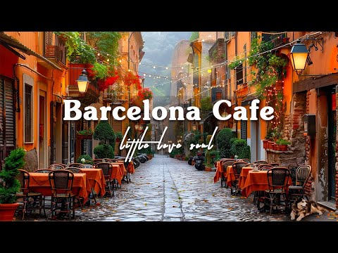 Bossa Nova Instrumental Music with Barcelona Cafe Shop Ambience | Relaxing Jazz Cafe for Good Mood