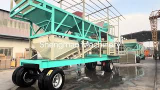 YHZM type portable concrete mixing station with drum mixer mobile concrete plant for sale - Image 7 | Machineryline SL New YHZM type portable concrete mixing station with drum mixer mobile concrete plant | Image 7 - Machineryline