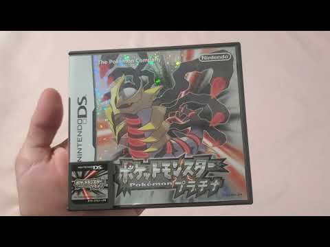 UNBOXING POKEMON PLATINUM JAPANESE (SAVE FILE, REVIEW, UNBOXING) #POKEMON #SAVEFILES