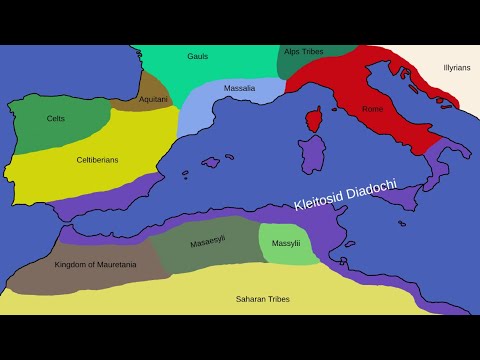 Alt History Map: Rome & Massalia vs Kleitosids
