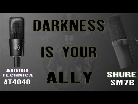The Darkness Binds them... AT4040 vs Shure SM7B (Studio/Booth/Untreated Comparison)