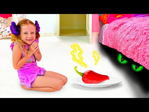 Nastya e lo strano mostro sotto il letto