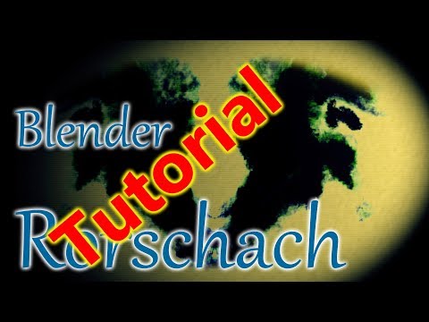 Blender Tutorial - The Rorschach Effect