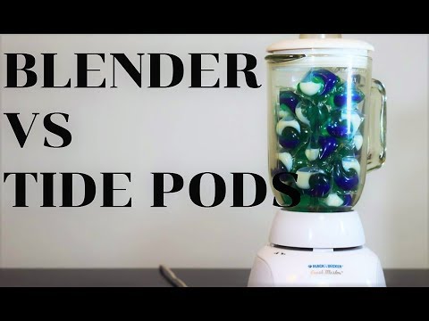 BLENDER VS TIDE PODS