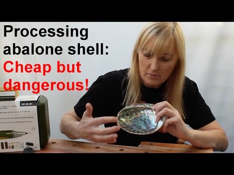 Processing abalone shell: cheap but dangerous!