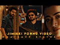 Jimikki Ponnu Song Thalapathy Vijay Rashmika Whatsapp Status Tamil