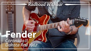 Video thumbnail for Fender Coronado II Dakota Red 1967 played by Radboud Withaar | Demo by TFOA Demos