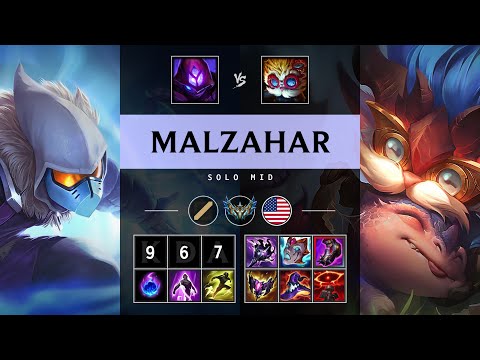 Malzahar Mid vs Heimerdinger - NA Challenger Patch 25.16