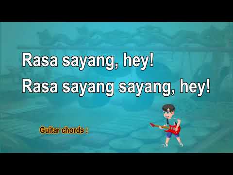 RASA SAYANG - Vocals + Minus One with chords and Lyrics