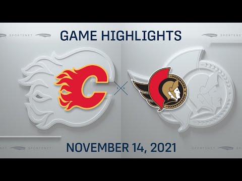NHL Highlights | Flames vs. Senators - Nov. 14, 2021