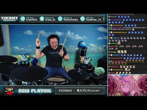 The8BitDrummer // Kenshi Yonezu - KICK BACK (Omaru Polka cover)
