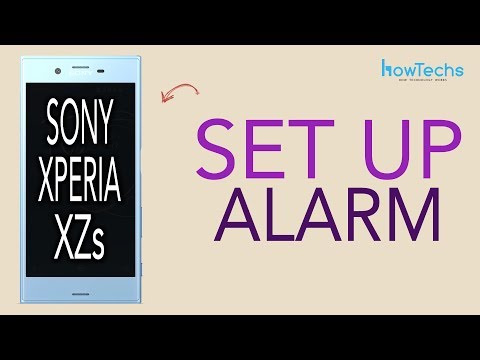 Sony Xperia XZs - How to Set Alarm