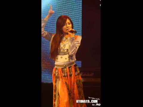 FANCAM 120517 4Minute hyuna현아 Hot issue @성균관대학교