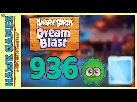 Angry Birds Dream Blast Level 936 - Walkthrough, No Boosters