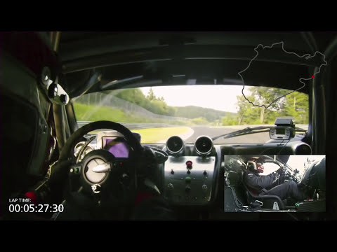 Pagani Zonda R - Nurburgring lap Video
